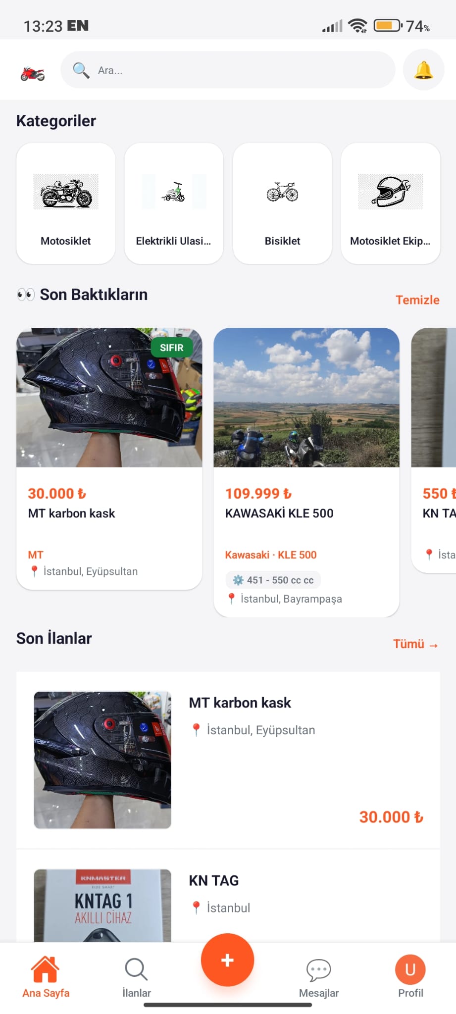 Gidonla — Mobil Uygulama